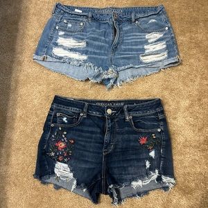 Bundle — 2 pairs American Eagle denim shorts
